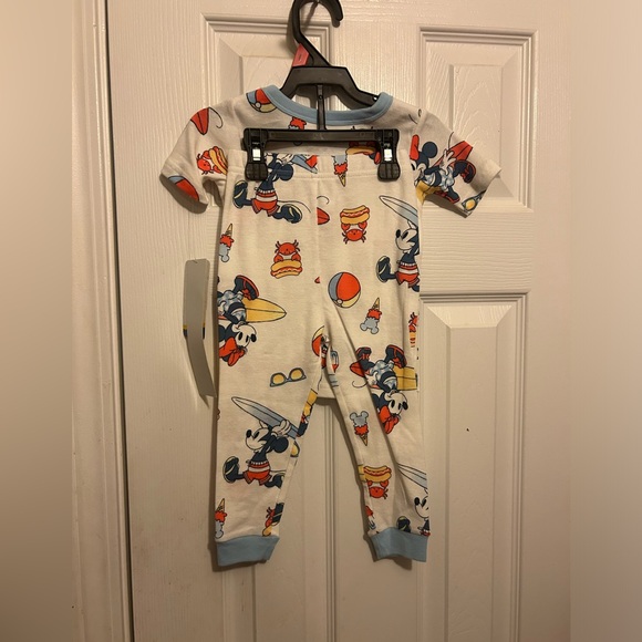 Disney 2-Piece Toddler Pajama Mickey & Minnie Summer☀️Set Size 2T - Picture 7 of 7